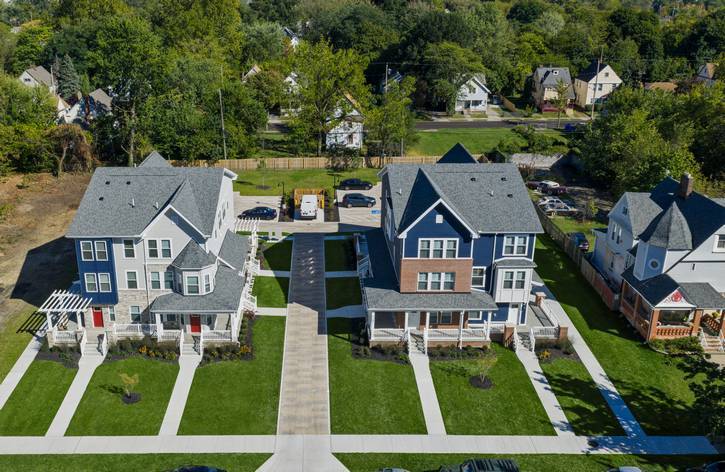 89th Rising has six structures, with each structure holding four one-bedroom units and four two-bedroom units.